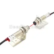 M12 NO Laser Sensor Photoelectric Switch Infrared Visible light Sensor NEW