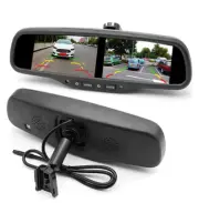 Universal 4.3'' HD Digital TFT LCD Dual Screen 4CH Car Rear View Monitor+Bracket (for: Fiat)