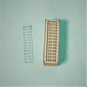 CRAFT COUNTY — Vintage Wooden Mounted Rubber Stamps Time Birds Mountains Planets Memory Calendar Decorative for Diary DIY Craft Cards Scrapbooking Letters Journal Gift Set of 1