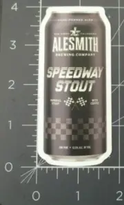 ALESMITH BREWING san diego california Speedway Stout STICKER craft beer brewery