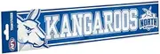 North Melbourne Kangaroos Official AFL Team Logo Bumper Sticker 305mm x 75mm