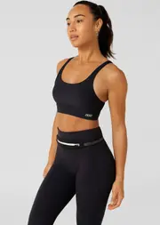 [Lorna Jane] On The Move Running Belt in Black One Size Black
