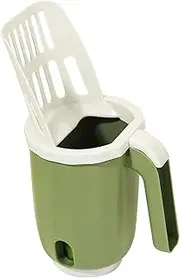 Qzdtue Cat Litter Scooper, Built-in Waste Bag Holder, Easy-Clean Shovel, 25x14x11 cm Poop Collector, Indoor Daily Pet Cleanup for Apartment Or Travel Use Effective Solutions to Maintain
