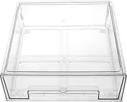 RdjEokf Refrigerator Drawers Clear Stackable Fridge Drawers Pull out Fridge Organiser Large Capacity Fridge Drawer Organizer for Fruit Vegetable for Kitchen Refrigerator Freezer Vanity