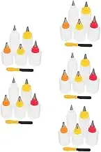 Ciieeo 5sets Essential Baking Tool Cake Decorating Icing Squeeze Bottles Small Piping Kit for DIY Decorations Household Decor 6pcs*5