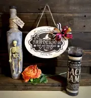 Sanderson Bed & Breakfast Hanging Halloween Sign