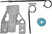 MEXWLOP Electrical Power Window Regulator Repair Kit Rear Right Passenger Side 8 X4839462A, for, A1 2010-On Car Window Motor