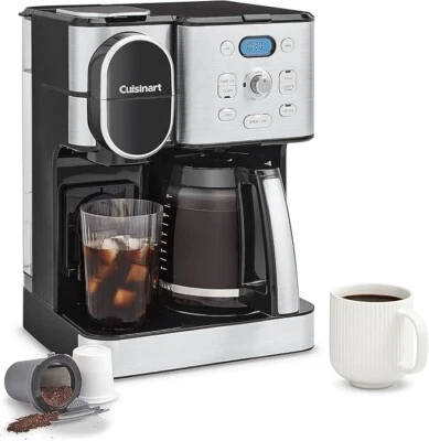 Cuisinart Coffee Maker, 12-Cup Glass Carafe, Automatic Hot & Iced Model SS-16