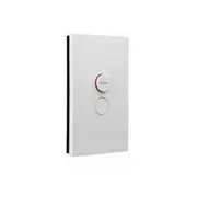 Clipsal Saturn Zen Switch Cooker Single Pole 45 Amp 415V Zen White - Z4061/45-ZW