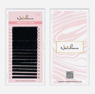 Professional Mink Eyelashes Extension 0.15mm D Curl 8~15mm Mixed Natural Soft