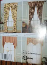 Simplicity 0647 HOME DECOR EASY ELEGANT Jabot Swags Valance Pattern Uncut