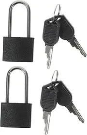 OATIPHO 8 Sets Mini Padlock Set Luggage Locks Key Small Padlock for Safety Backpack Lock Mini Locks Keys