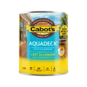 Cabots 1L Aquadeck Natural Exterior Decking Oil Low Odour, Water-Based Formula