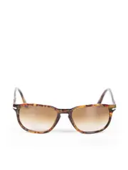 Brown D-Frame Gradient Sunglasses