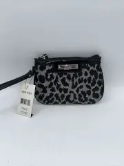 Nine West Bag Festive Sparkle Small Wristlet Zipper Closure NWT