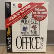 NEW Sealed Microsoft Office Standard Suite 4.2 MacOS Mac CD-ROM Rare New In Box