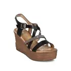Brand new Refresh EDITH-01 Women Rhinestone Embellished Platform Wedge Sandals