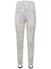 Bogner Women's Elaine Stretch Stirrup Ski Snow Pants Zebra Print Size L6 Long