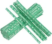 uxcell 1000Pcs Kraft Paper Twist Ties 3.14Inches Bread Ties Green Twist Ties for Plastic Bags Reusable Plant Ties for Cake Pops Cello Candy Bread Coffee Bags