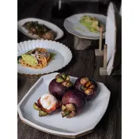 在飛比找ETMall東森購物網優惠-網紅日式復古西餐餐盤手工粗陶餐具橢圓牛排盤子創意vintag