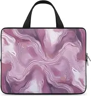 Laptop Case Sleeve Shockproof Computer Carrying Bag Pearl Purple Marble Notebook Case Cover Laptop Bag Water Resistant Computer Cases Tablet Briefcase for Travel Business 12 Inch