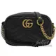 【全新現貨 優惠中】茱麗葉精品 GUCCI 448065 GG Marmont 18cm牛皮斜背相機包.黑色現金價$44,800