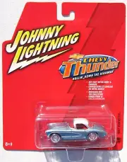 JOHNNY LIGHTNING CHEVY THUNDER 1957 CHEVY CORVETTE #28 RUBBER TIRES