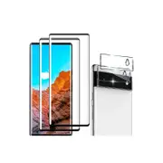 4Pcs Set Tempered Glass Screen Camera Lens Protectors Compatible with Google Pixel 6 Pro