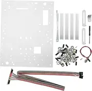 HOMSFOU 1 Set Open Frame Case Bracket Transparent Computer Chassis Stand for Motherboards Sturdy Base for Stability Optimal Airflow Compatible with Video Cards and Storage
