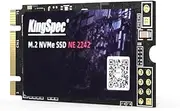 KingSpec 512GB M.2 NVMe SSD, 2242 PCIe Gen3x2 Internal Solid State Drive for Laptop/Notebook (2242, 512GB)