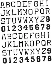 CORHAD 72Pcs Iron Decorative Alphabet and Number Patches for DIY Clothing and Safe and Durable for Shirts Hats and Accessories Creative Crafting