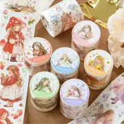 Little Girl Angel Fairy Washi Tape Stickers Scrapbooking Diary Planners Decals