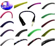 From OZ Quality 1/2/5PC 40cm XLR 3-Pin Male 6.35mm 1/4" Male TRS Cable Lead +FP