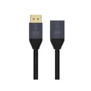 Cruxtec DisplayPort 1.4 Male to Female Extension Cable - 2m 8K/60Hz & 4K/120Hz [DMF-02-BK]