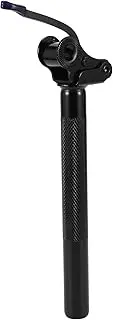 X AUTOHAUX Bike Seat Posts Electric Bicycles Vehicle Battery Anti-Theft Locking Foldable Bike Saddle Post Seat Tube Black 1 Pc 27.2x250mm Steel