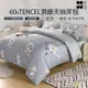 【Jindachi金大器寢具】 頂級60s400針紗100%天絲四件組 床包（雙人(5尺) / 多款任選）天然植物纖維 絲滑觸感 天絲床包