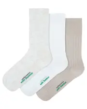 Underworks 3Pk Lightweight Bamboo Crew