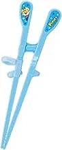 Edison Pororo Training Chopsticks for Right Handed 2 Step, Blue