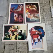 4 Coca-Cola Coke Vintage Post Cards 1991 Lot A