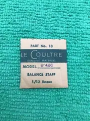Jaeger LeCoultre Balance Staff Cal. 9” 406 Part 723 13, NOS