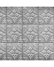 Brewster Silver Tin Tile Peel & Stick Backsplash Set Of 2
