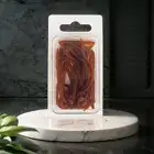 20Pcs Earthworm Bait Drop Shot Worms Brown Soft Worm Lures Fishing Accessories