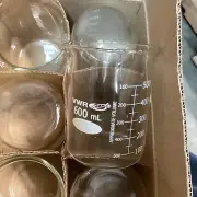 Box Of 6 Beaker Griffin 600ml Capacity Borosilicate Glass Graduated.