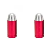 Trik Topz Valve Caps Bullet Red SV Intended For Use With Schrader Valves