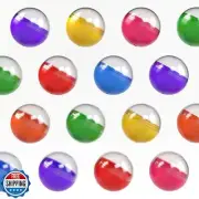 Capsule Vending Machine Translucent Round Capsules Empty 50 pcs 1.1 inch - Gu