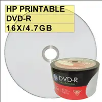 在飛比找PChome24h購物優惠-HP PRINTABLE DVD-R 16X 4.7G 可列