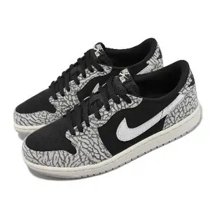 Nike 休閒鞋 Air Jordan 1 Retro Low OG 男鞋 黑 灰 AJ1 復刻 CZ0790-001