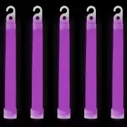 New 50 Purple Premium Large 6" Long Thick Glow Sticks Neon Party Light Festival