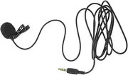 SEWACC Lavalier Clip Microphone Portable Phone Mic for Video Recording Compatible with Smartphones Tablets Computers Lightweight Easy to Use for Interviews