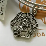 NWT Alex and Ani "JOAN OF ARC" Rafaelian Silver Adjustable Bangle Bracelet